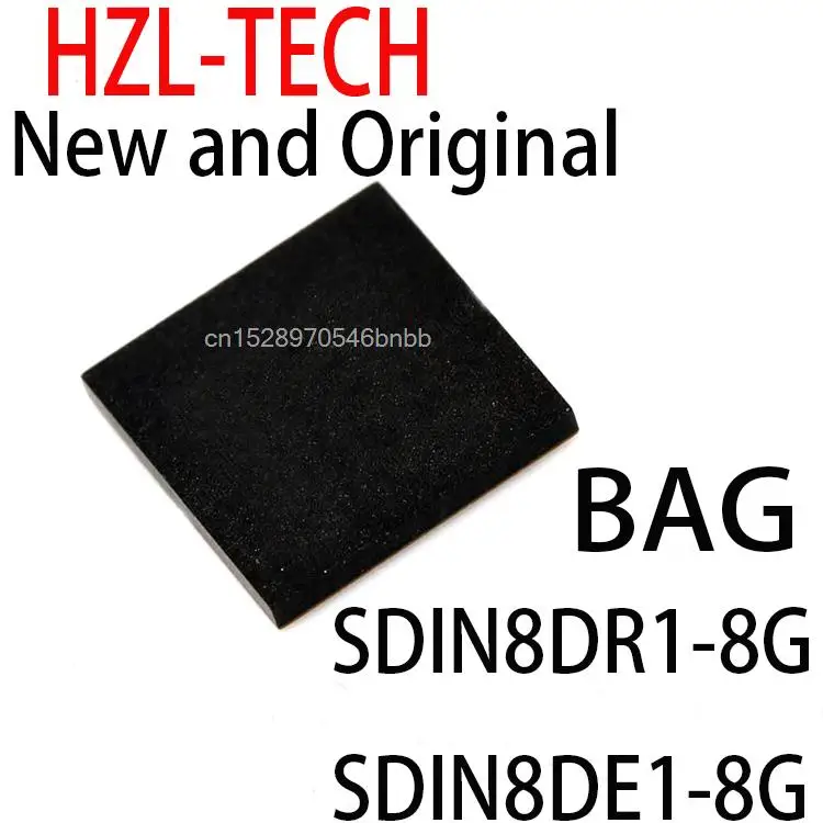 1PCS New and Originaltest BGA SDIN8DR1-8G SDIN8DE1-8G SDIN8DE2-8G SDINADS2-8G SDIN9DS2-8G SDINADB4-8G SDIN7DP2-8G SDIN5D1-8G