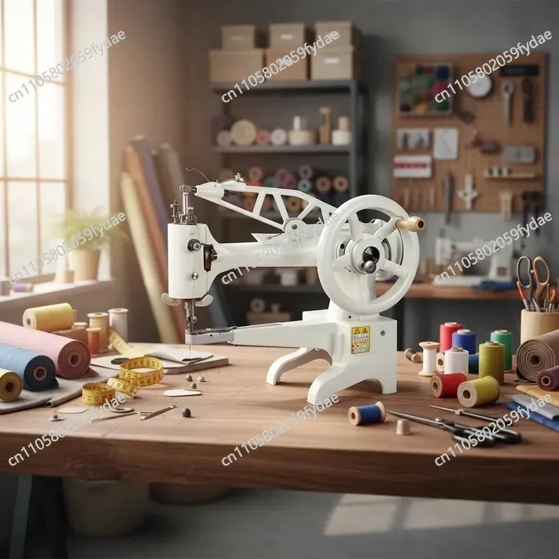 Household Sewing Machine Industrial Leather Shoe Repair Shoe Repair Sewing Machine Hand Crank Sewing Machine (machine Head
