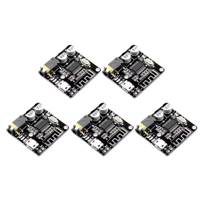 

Беспроводной стереофонический музыкальный модуль B03B, аудиоприемник Bluetooth, плата VHM-314, 5 шт., Micro USB 5V, автомобильный аудиодекодер