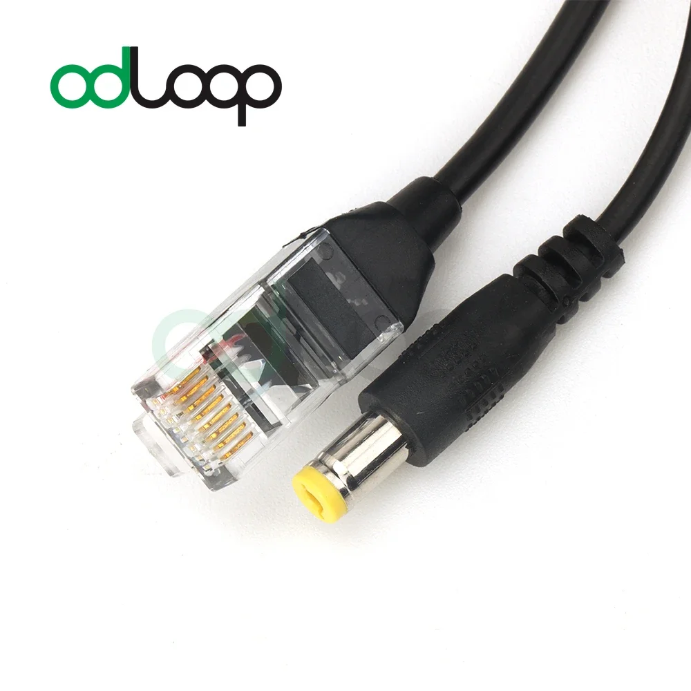 ODLOOP POE DC 48V To 12V 2A POE Splitter Anti-Interference 30W POE Adapter Cable Power Supply Module Waterproof IP65 Outdoor Use