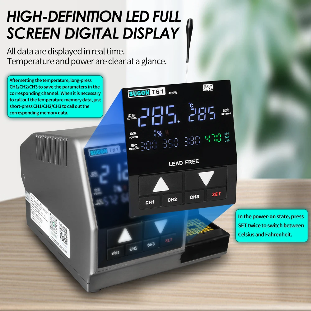 SUGON T61 Soldering Station 40 - Infrared Bga Rework Station review and price