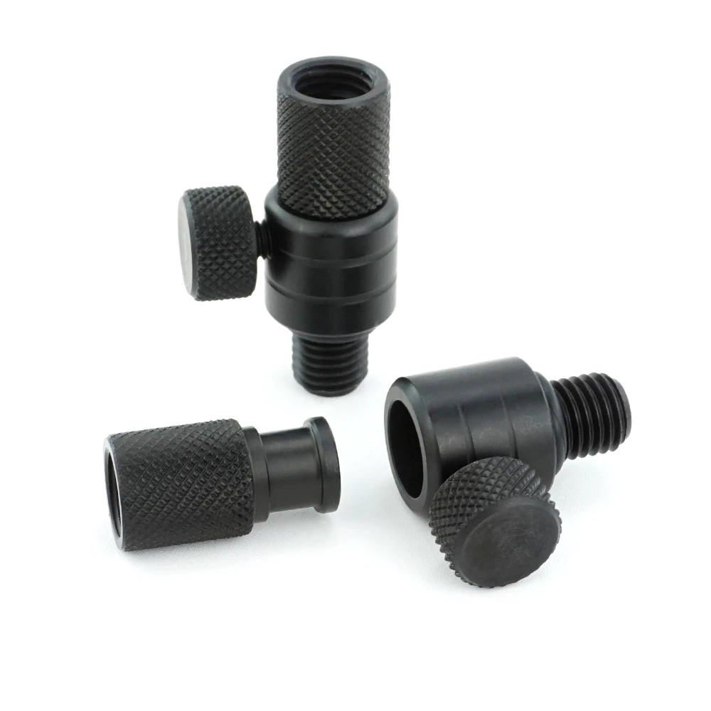 Hirisi Carp Fishing Quick Change Connector Carp Fishing Adapter Aluminum for Fishing Rod Holders Bank Stands Buzzer Rods AQ209