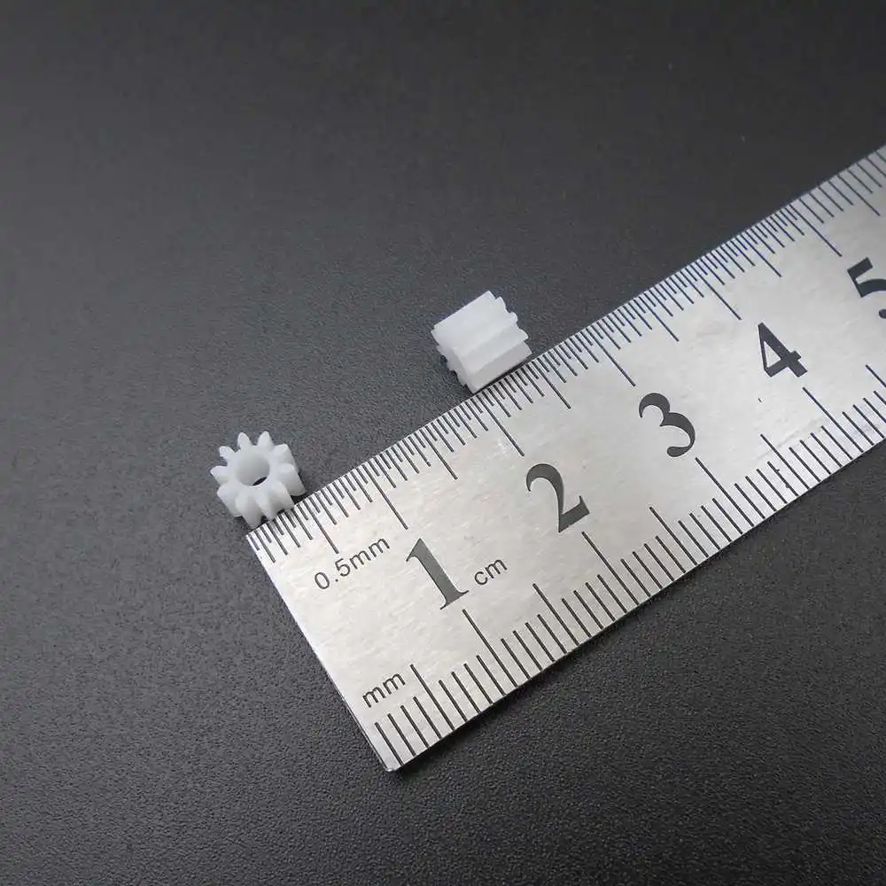 100 قطعة 0.5 متر 10T البلاستيك حفز والعتاد ترس 0.5 معامل 10 الأسنان T = 10 تتحمل ثقب فتحة 2.5 مللي متر 2.45 مللي متر 2.5A لتقوم بها بنفسك نموذج 10T2.5A 102.5A #6