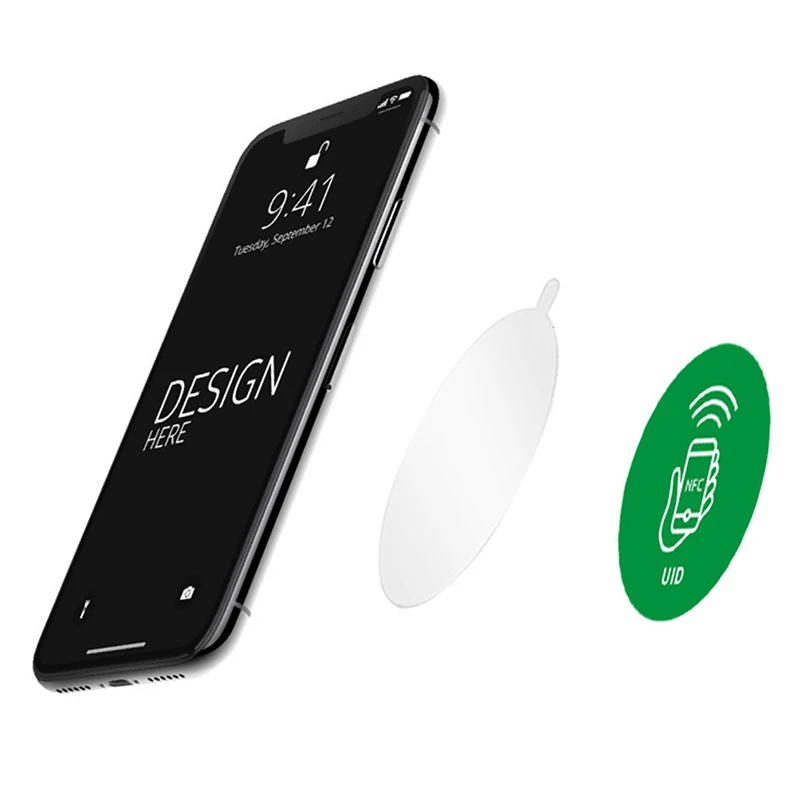 UID Changeable Sticker RFID Tags Block 0 Rewritable 13.56Mhz Anti Metal Interference Stickers Proximity Card For RFID Copier