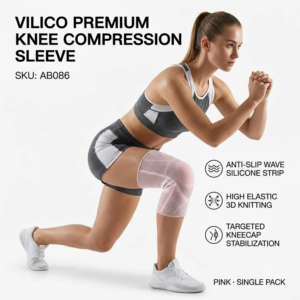 1PC Knee Pads Compression Knee Pad Knee Braces For Arthritis Joint Support Sports Safety Volleyball Gym Sport Brace Protector