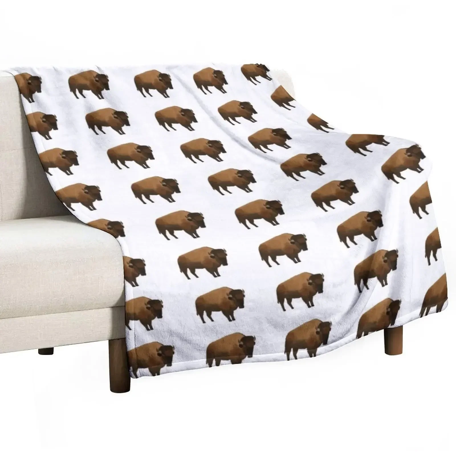 

Bison Throw Blanket Cute Plaid Blankets Sofas Of Decoration Thin Blankets