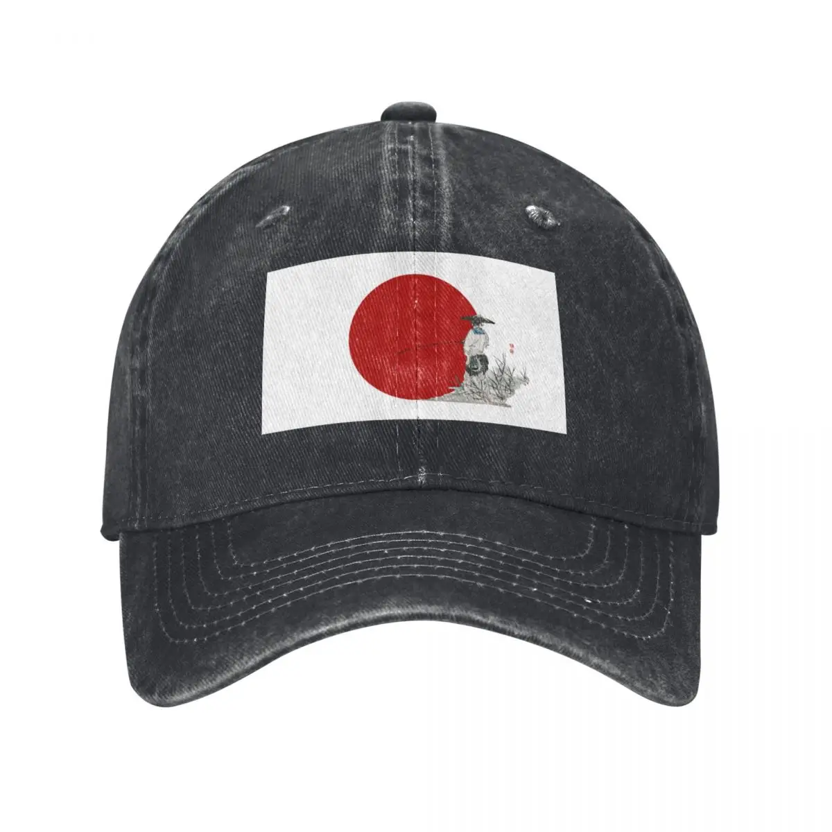 

Japanese Flag - Fisherman Baseball Cap summer hat |-F-| Women's Hats Men's
