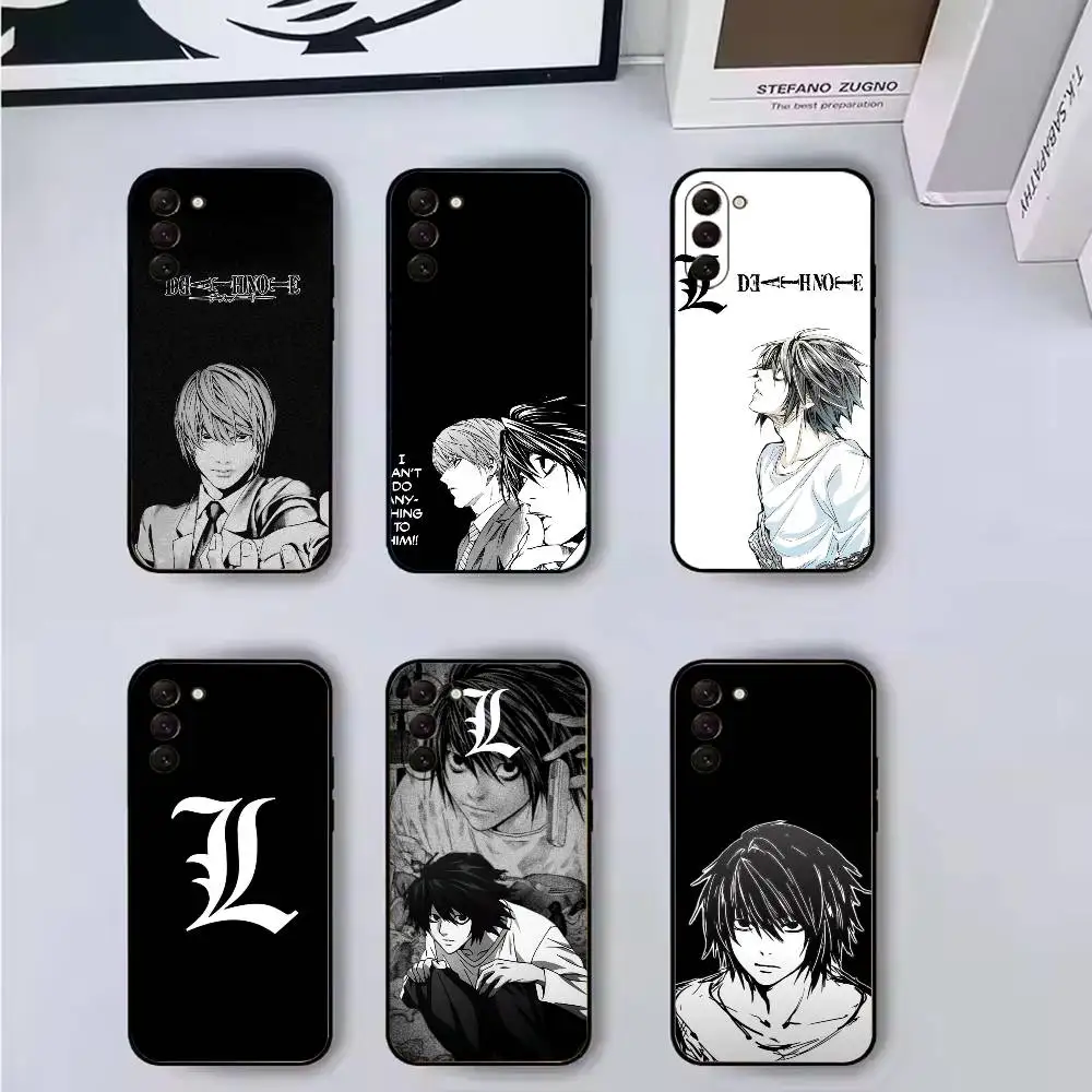 Cool  Amine Death Notes Phone Case Silicone Soft For Samsung Galaxy A73,A72,A71,A70,A53,A52,A51