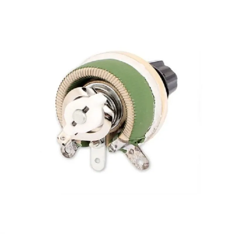 Potentiomètre en céramique à fil bobiné, résistance réglable, 25W, 1R/2R/5R/10R/20R/30R/50R/100R/150R/200R/300R/500R/1KR/2KR