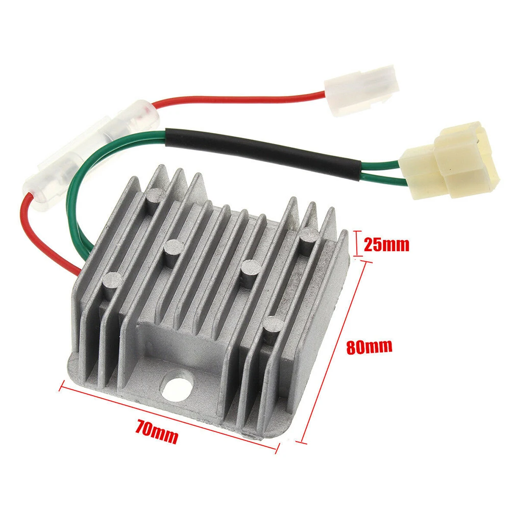 12V DC Voltage Regulator Generator AVR For Kipor Kama KDE3500 5000 6500 6700 Gray Engine Voltage Regulating Rectifier 80*70*25mm