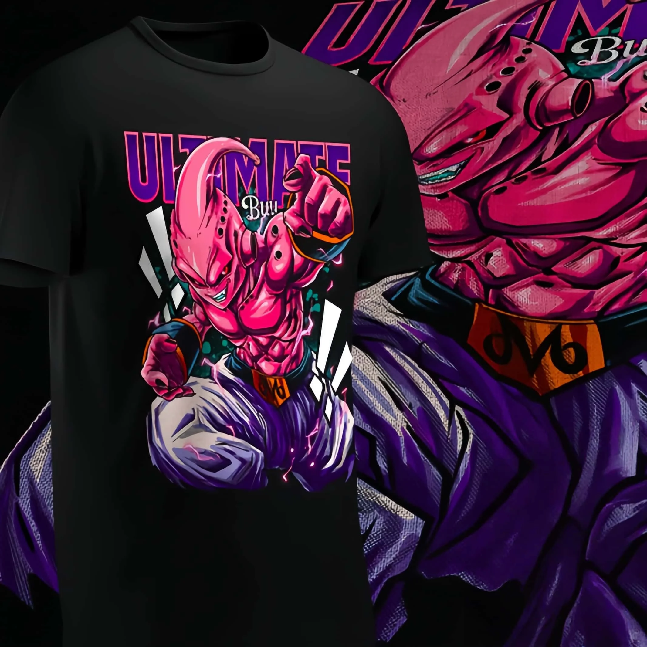 

# Драгон Болл # Футболка унисекс Z Magic Man Buou Ultimate Form, летняя, новая, хлопковая, свободного кроя, с коротким рукавом, в стиле аниме