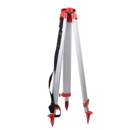 Aluminum Surveying Tripod, Adjustable Survey Tripod for Level & Theodolite, Survey Instrument Support Stand