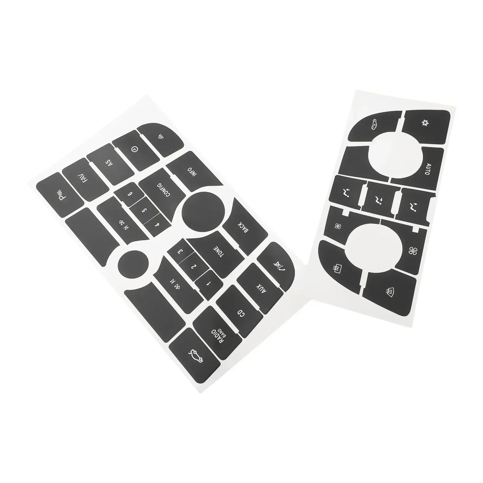

Repair Worn Button Button Repair Decal Black Easy Application Easy Installation Easy Removal Smooth Fit For Holden Astra