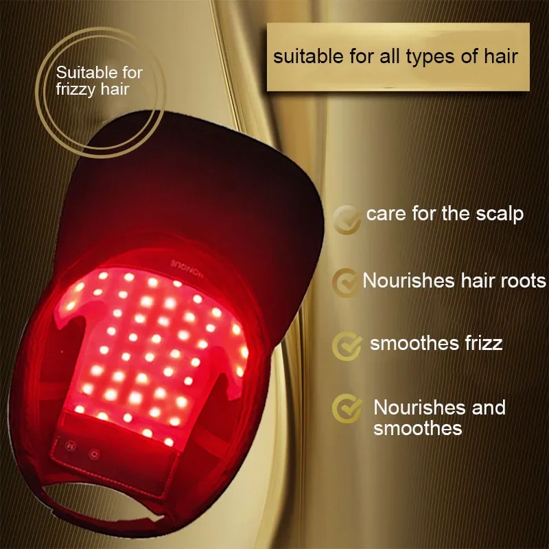 Red Light Therapy Devices Scalp Massager LED Hair Growth Hat Care Scalp Relieve Head Pain Hair Regrowth Treatment Machine