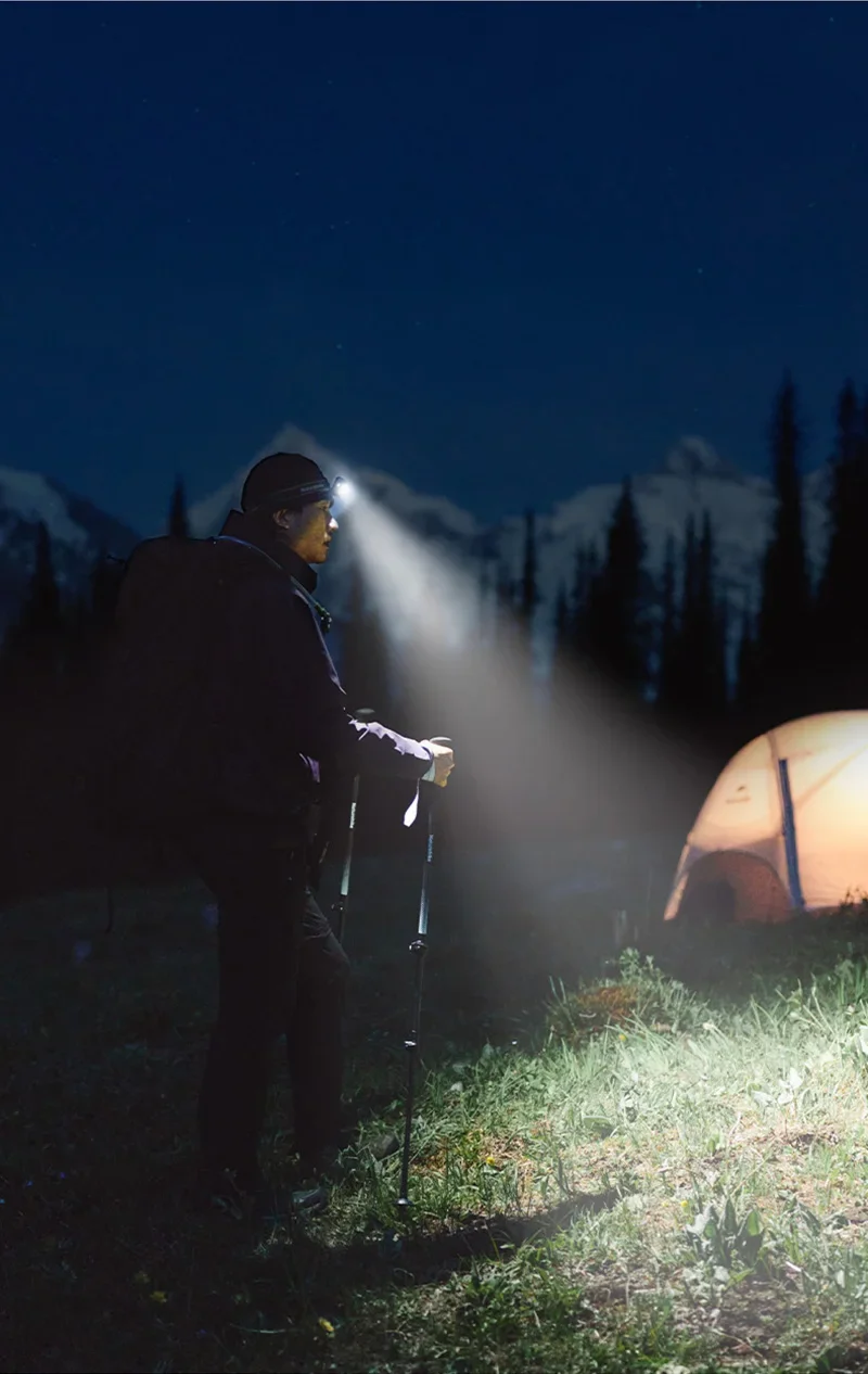 Naturehike Camping-Stirnlampe, intelligentes Induktions-LED-Licht, Outdoor-Wandern, wasserdicht, ultraleicht, verstellbares Kopfbandlicht – Detail 4
