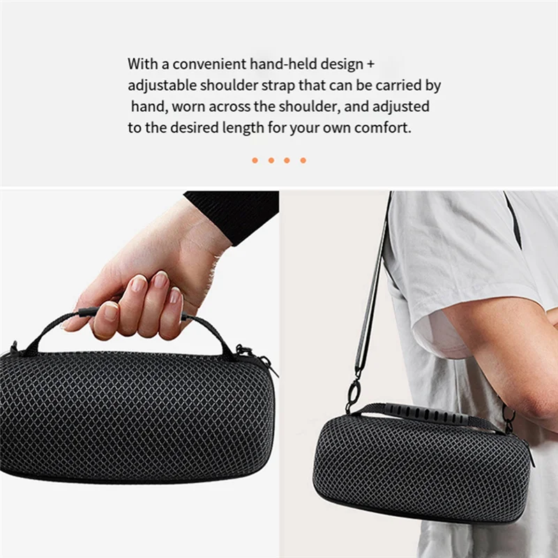 ABKQ-bolsa de almacenamiento portátil para altavoz inalámbrico Bluetooth Sony ULT Field 1/SRS-ULT 10, funda de almacenamiento de Estuche De Viaje EVA duro