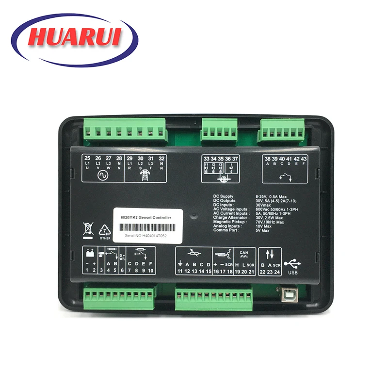 Imagem -02 - Módulo de Controle do Lcd para o Gerador Diesel Módulo de Controle Profundo Amf Self-start Dse6020