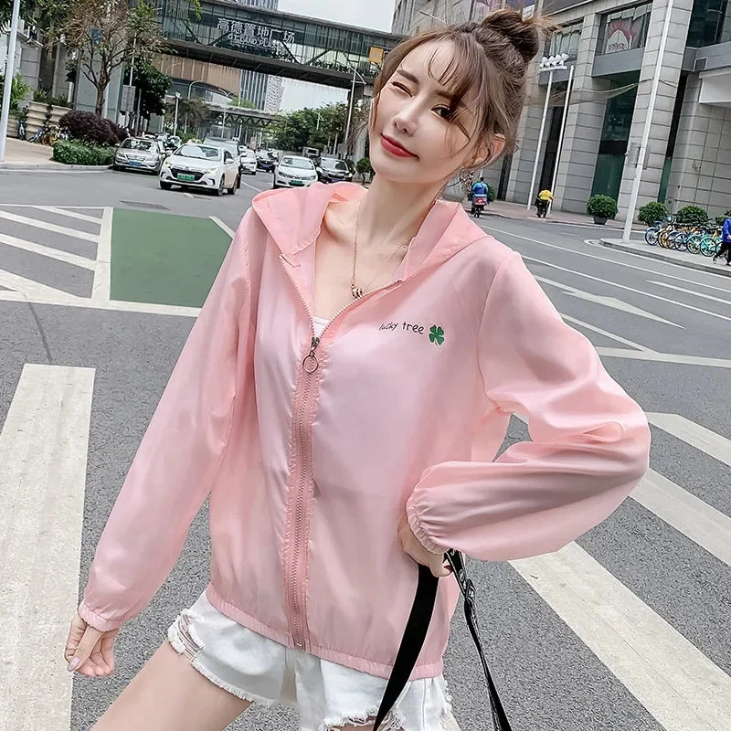 Sunscreen Women's Summer 2025Korean New Short Coat Loose Sun-Protective Clothing Joker Long-Sleeved Thin Jacket Female Tide Top