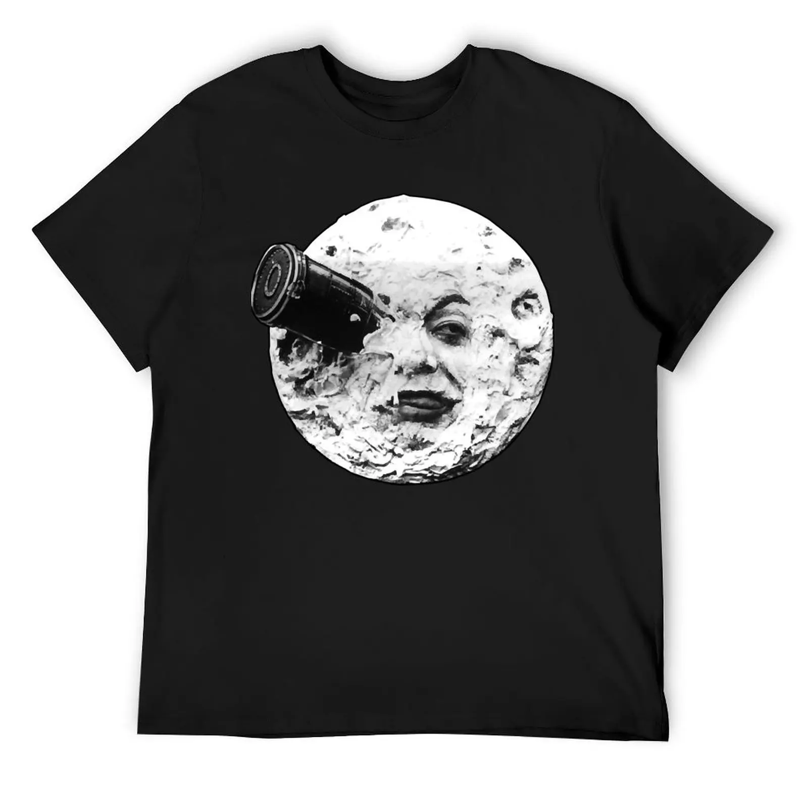 A Trip to the Moon (Le Voyage Dans La Lune) - face only Classic T-Shirt man clothes kawaii clothes t shirt men 100℅ cotton