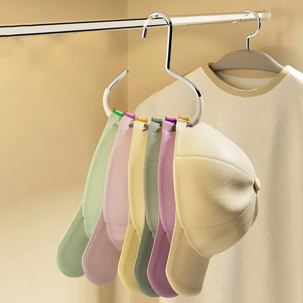 Fashion Circle Ring Hat Hanger Non-marking Non-slip Scarf Towel Tie Hanging Rack Hat Storage Hook