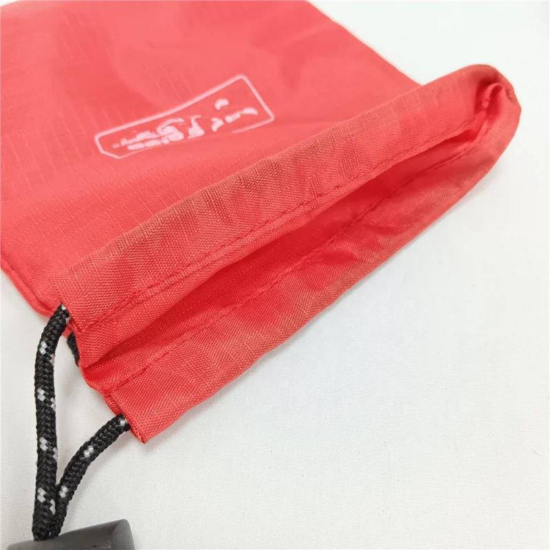 custom.Chunaghua New Arrival Waterproof Custom Color Size Reusable Printing Letter Pattern Nylon Round Drawstring Bag