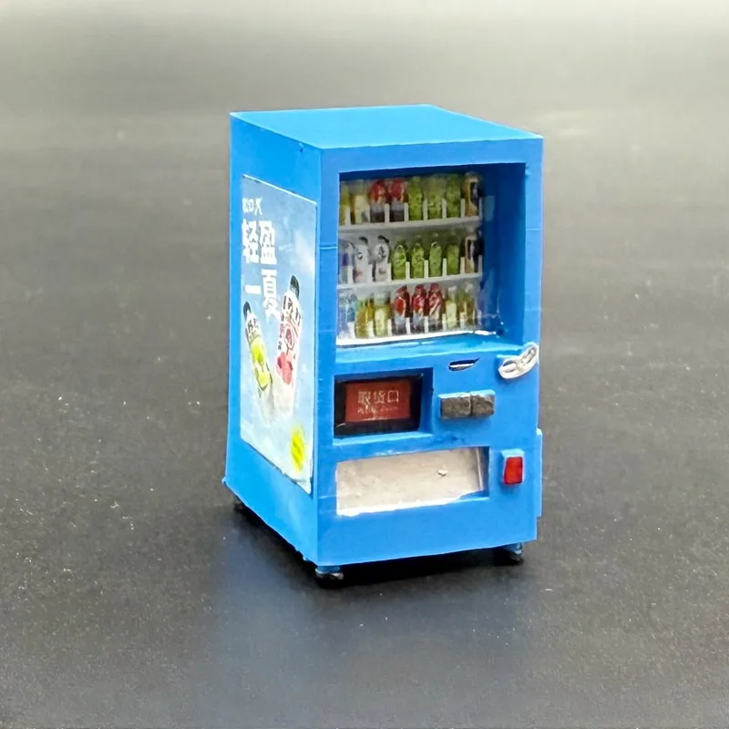 Diorama 1/64 Model Mesin Penjual Minuman Model Tampilan Adegan Garasi Pemandangan Jalan Kota