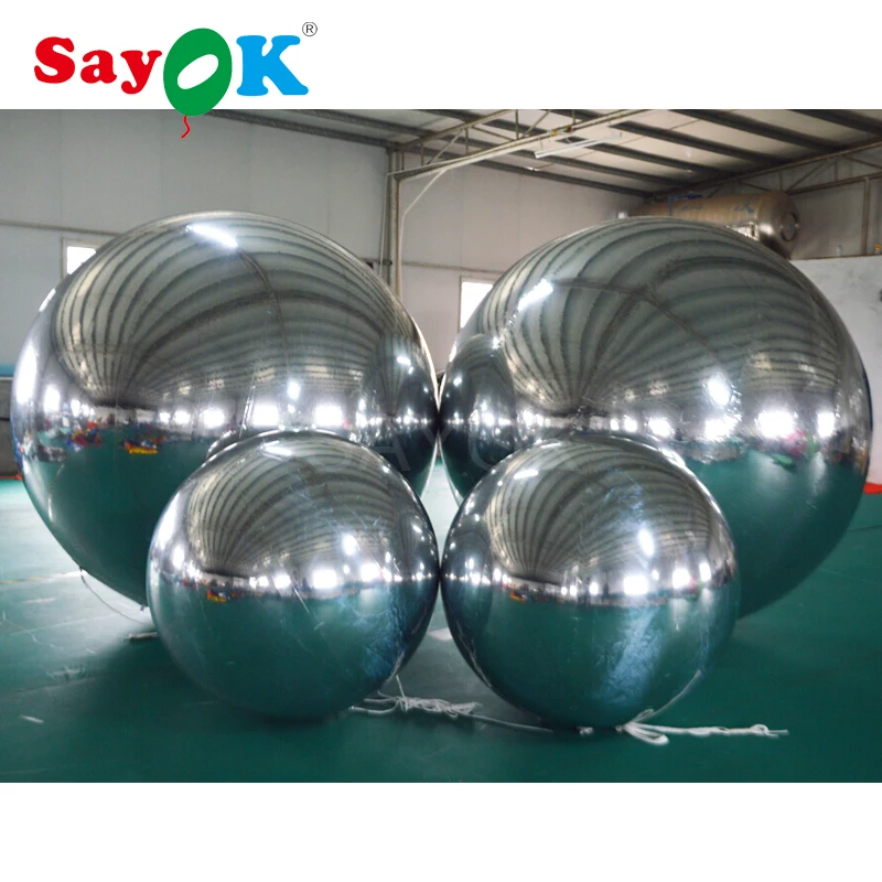 Customized Pvc Inflatable Mirror Ball, Inflatable Mirror Balloon For Advertising,promotion, Exhibition Decoration