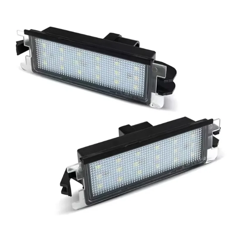 1pcs 6000K White LED License Plate Lights For Dacia Logan I 2004-2012 Sandero I 2008-2012 Car-Styling Number Lamps