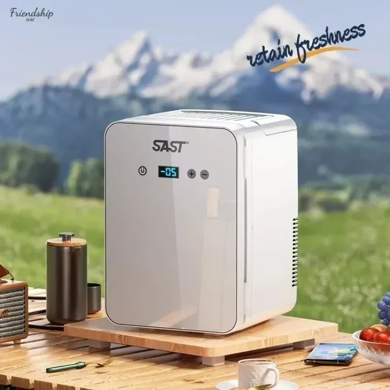 

Новый мини-холодильник: маленький. Домашняя морозильная камера/холодильник. Для дома, общежития, офиса и автомобиля. двойного назначения.