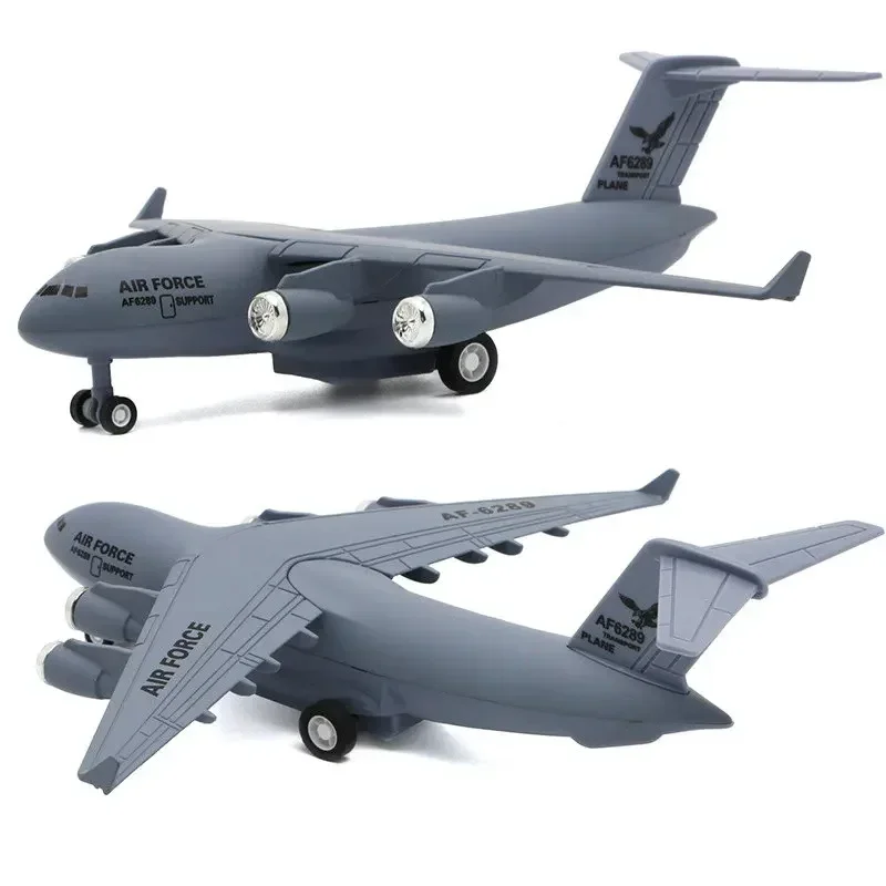 

Electronic Sound & Light C-17 C17 air force transport aircraft Alloy model Military enthusiast airplane plane collection model