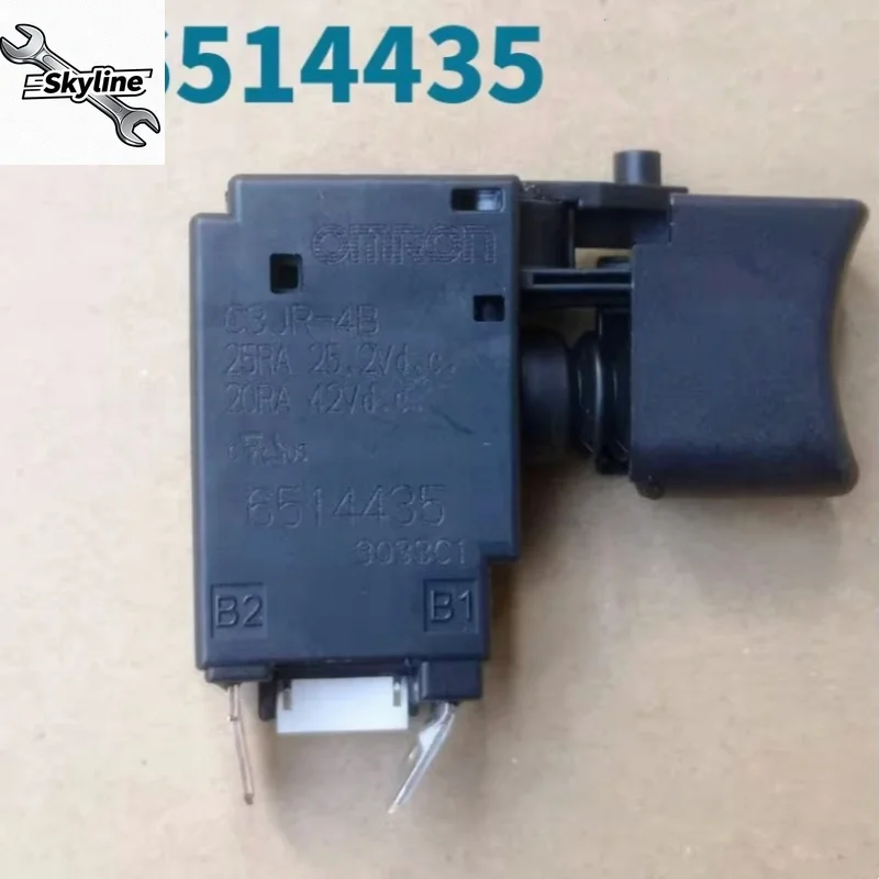 

Переключатель 6514435 Переключатель DTW300 DTW486 Зарядная дрель Электрический тумблер C3JR-4B