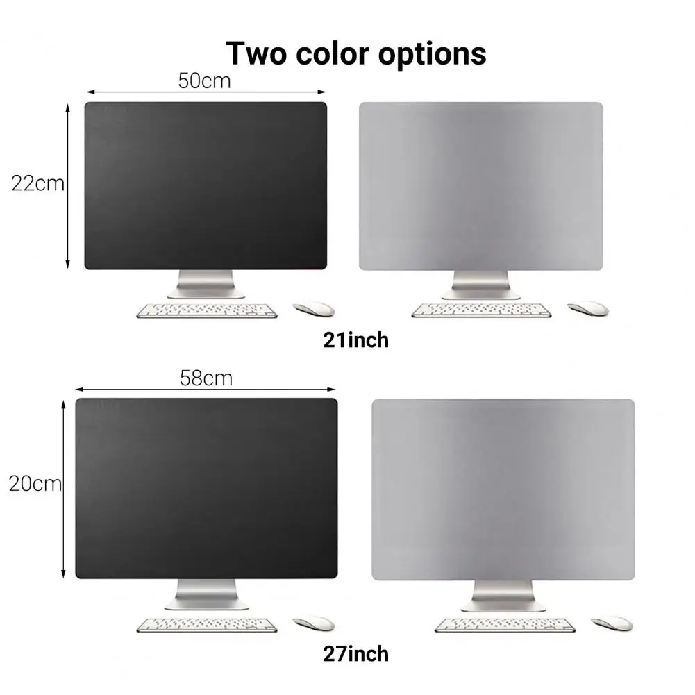 Excellent Screen Cover  Long Service Time Smooth Surface Protective Cover  Desktop Monitor Fabric Protective Cover
