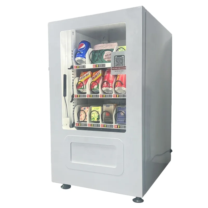15 Selections Condoms Snack and Drink Cosmetics Combo Customized Desktop Free Standing Vending Machine