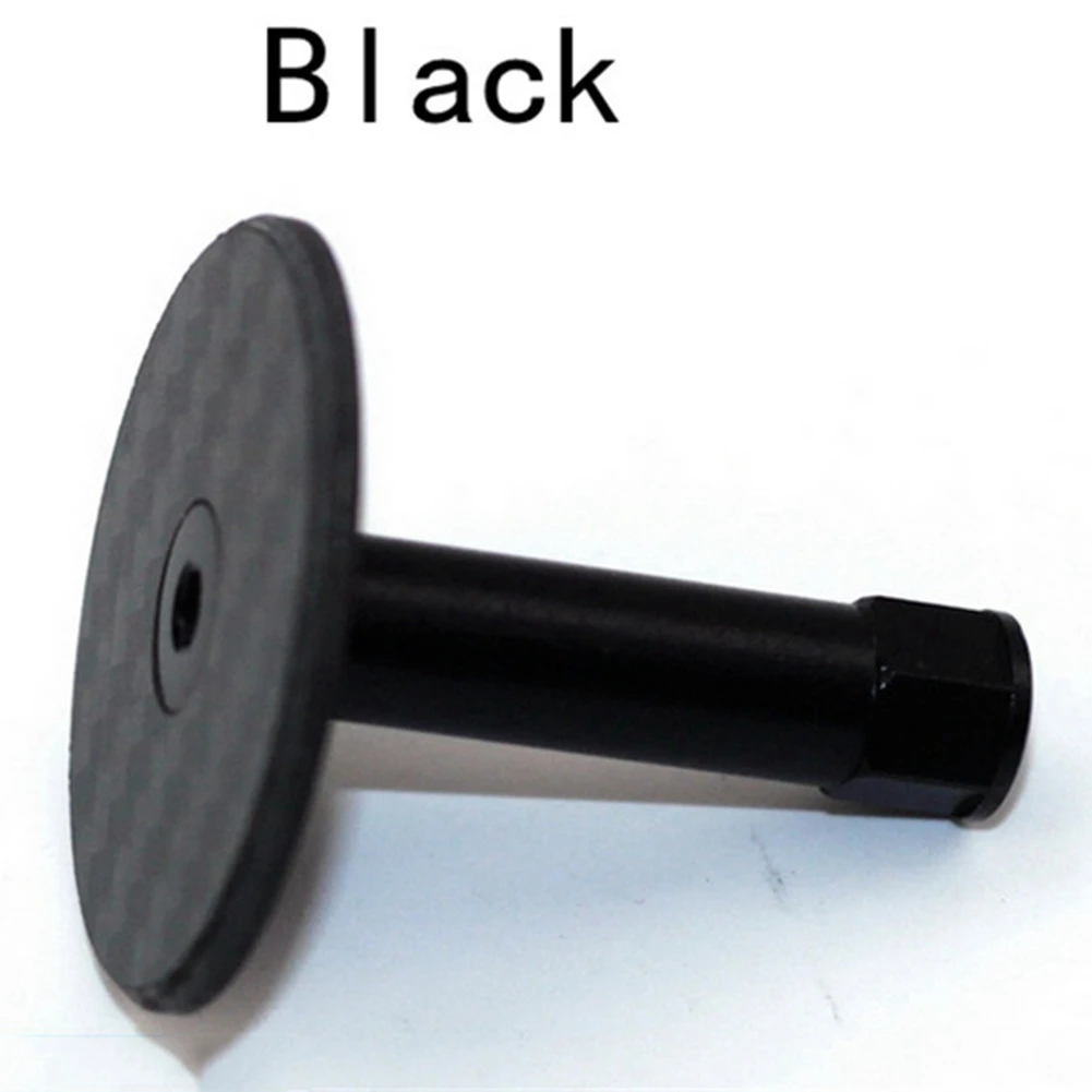 For Folding Bike Carbon Fiber Stop Disk Titanium Screws Seat Post Stop Disc Kickstand-Black