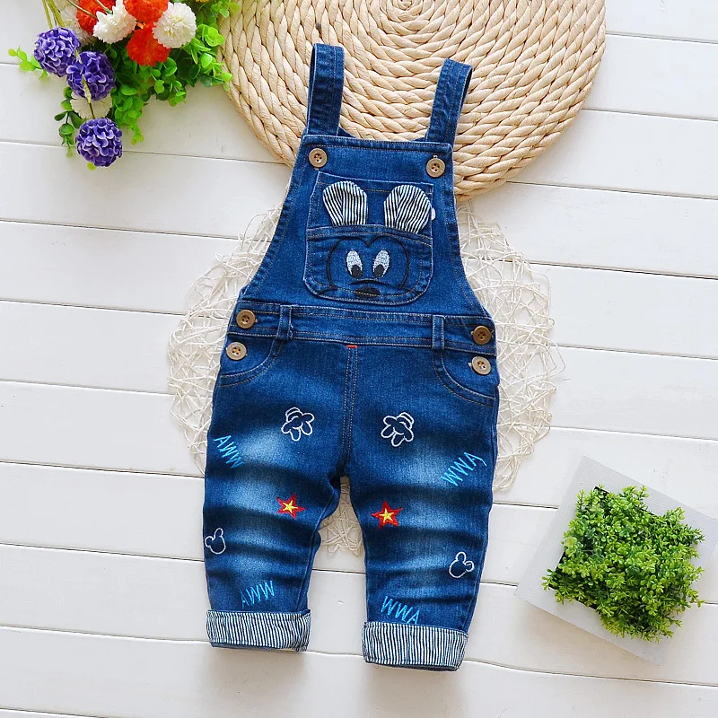 1PCS Cute Jeans Baby Girl Clothes Baby New Boy Clothes High Waist Solid Color Warm Out Jeans Children\'s Clothing for Gifts