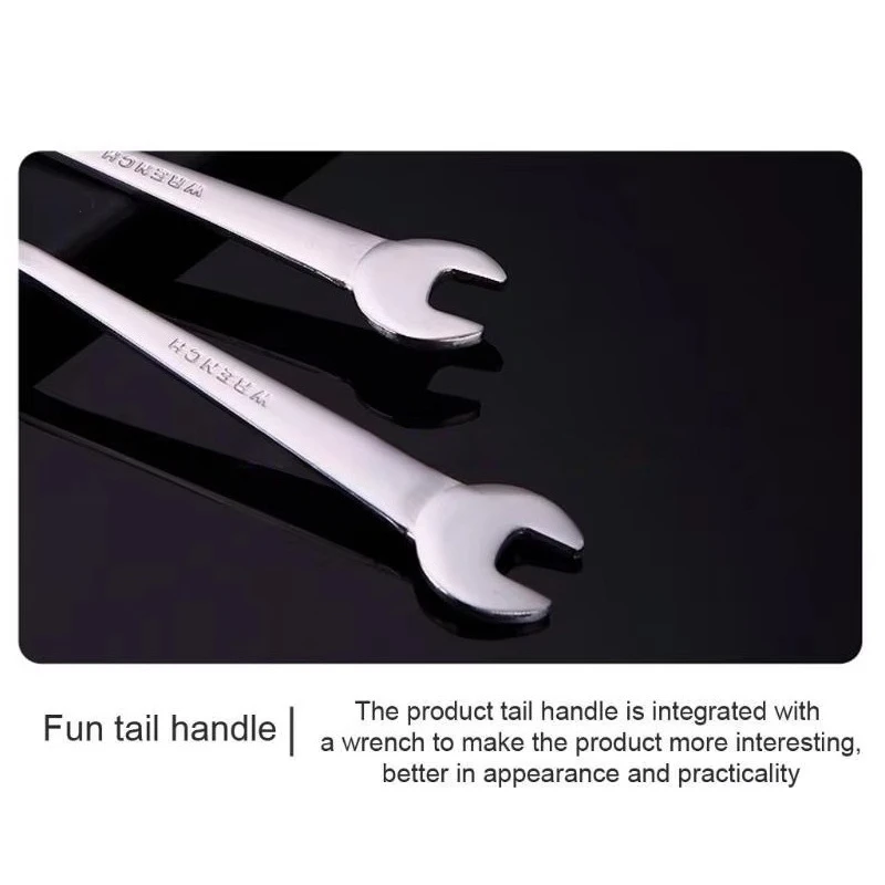 F26C 304 Stainless Steel Spanner Spoon Fork for Creative Wrench Dinnerware Tableware Kitchen Cooking Accessories