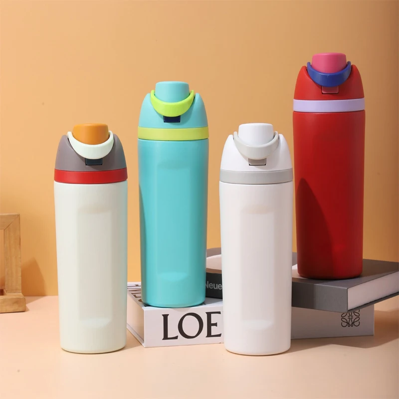 

Термобутылка на 24 унции, термос из нержавеющей стали, двухслойная термокружка для занятий спортом на открытом воздухе, тренажерный зал, посуда для напитков с вакуумной изоляцией