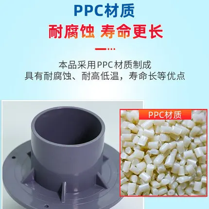 Civil Pool PPC Embedded Casing Waterproof Wing Ring Anti Leakage Thickened Through Wall Direct Sleeve 4 Inch Diameter 110mm