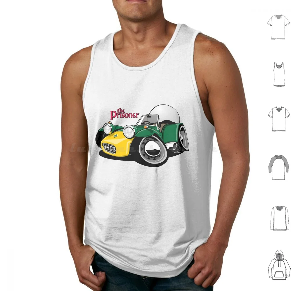 Caricature Of The Lotus 7 From The Prisoner Tank Tops Vest Sleeveless Theprisoner The Prisoner Lotus 7 Lotus Seven Tv Series