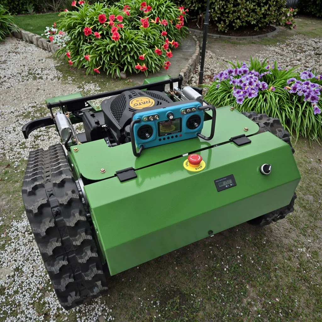 500mm 가정용 원격 제어 잔디 깎는 기계는 Kohler Loncin RATO 엔진의 20-150mm 블레이드 리프팅 높이를 원격으로 제어할 수 있습니다.