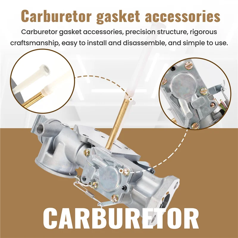 Carburetor Carb Kit Replacement For 299437 297599 Fit For Briggs & Stratton 135200 130200 100200 4-Cycle Small Engines