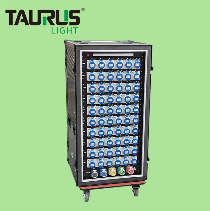 

Power Distribution Box 60 Channel CEE Power Rack 60x16A CEE 3Pin Output 5Pin 400A Input for Stage Event Show
