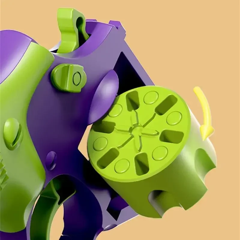 3D Impresso Mini Fidget Toy para Adultos, Stress Relief Blaster, Design Rotatable, Melhor Presente, 1911