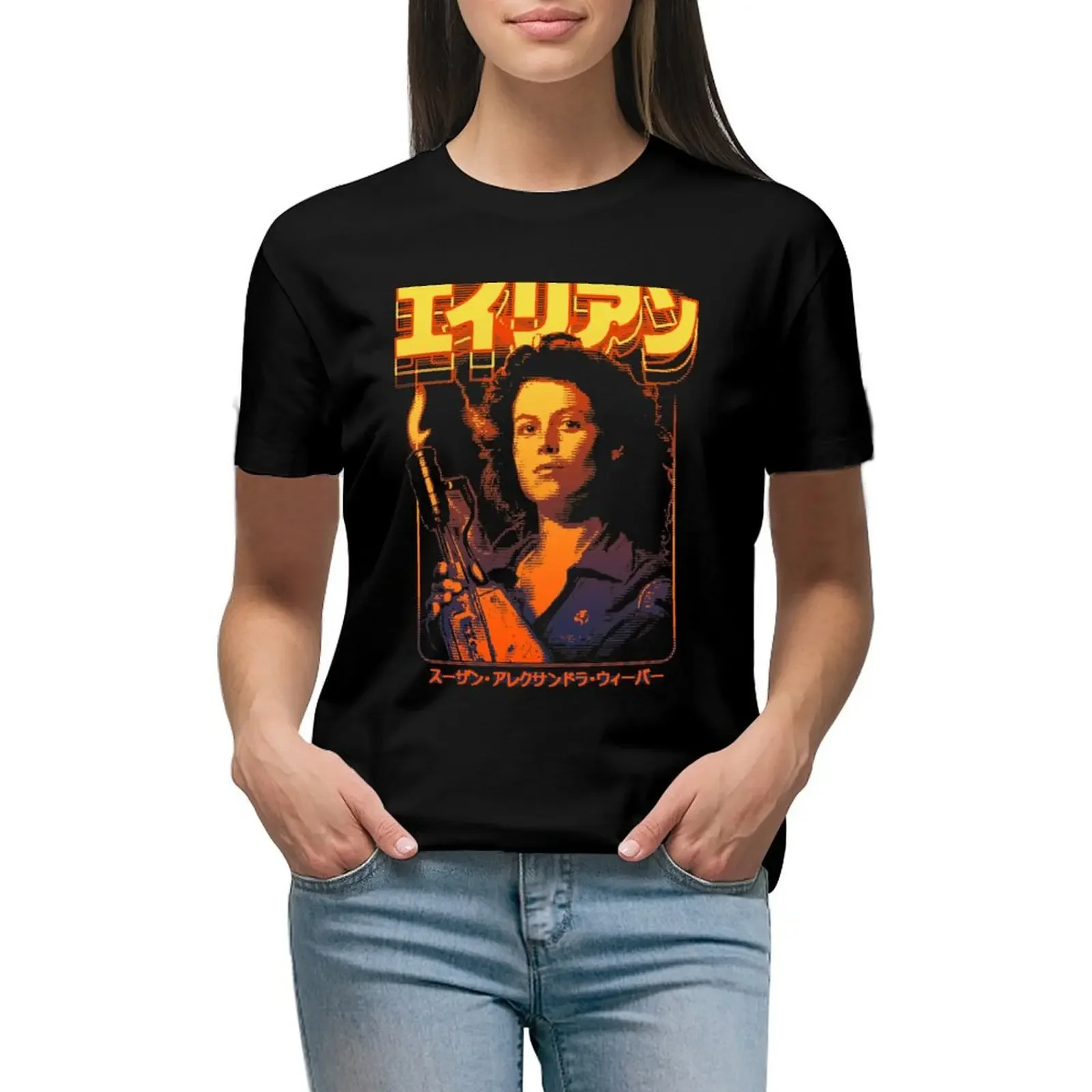 

Alien: Ellen Ripley T-Shirt oversized funny customs t-shirt dress for Women plus size sexy
