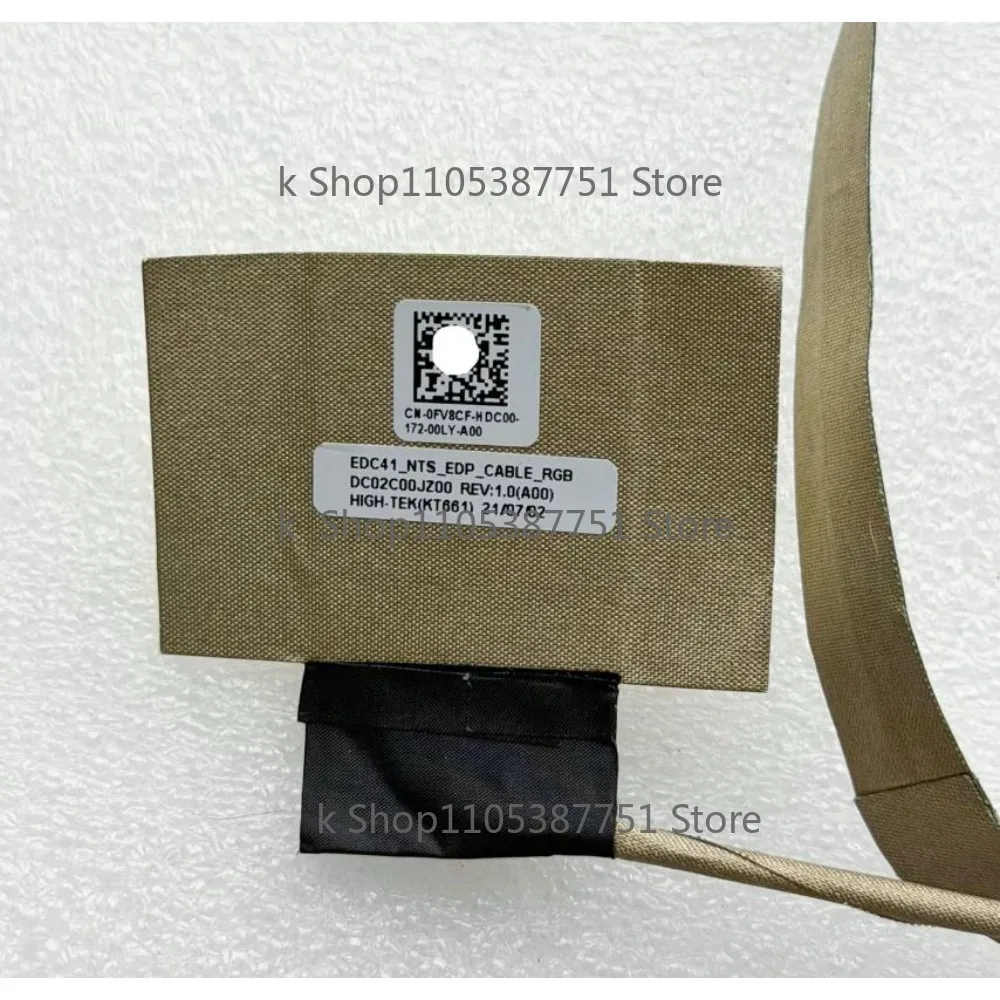 New Laptop Built-in RGB non-touch screen cable For DELL Latitude 5400 5401 5402 5405 0FV8CF DC02C00JZ00