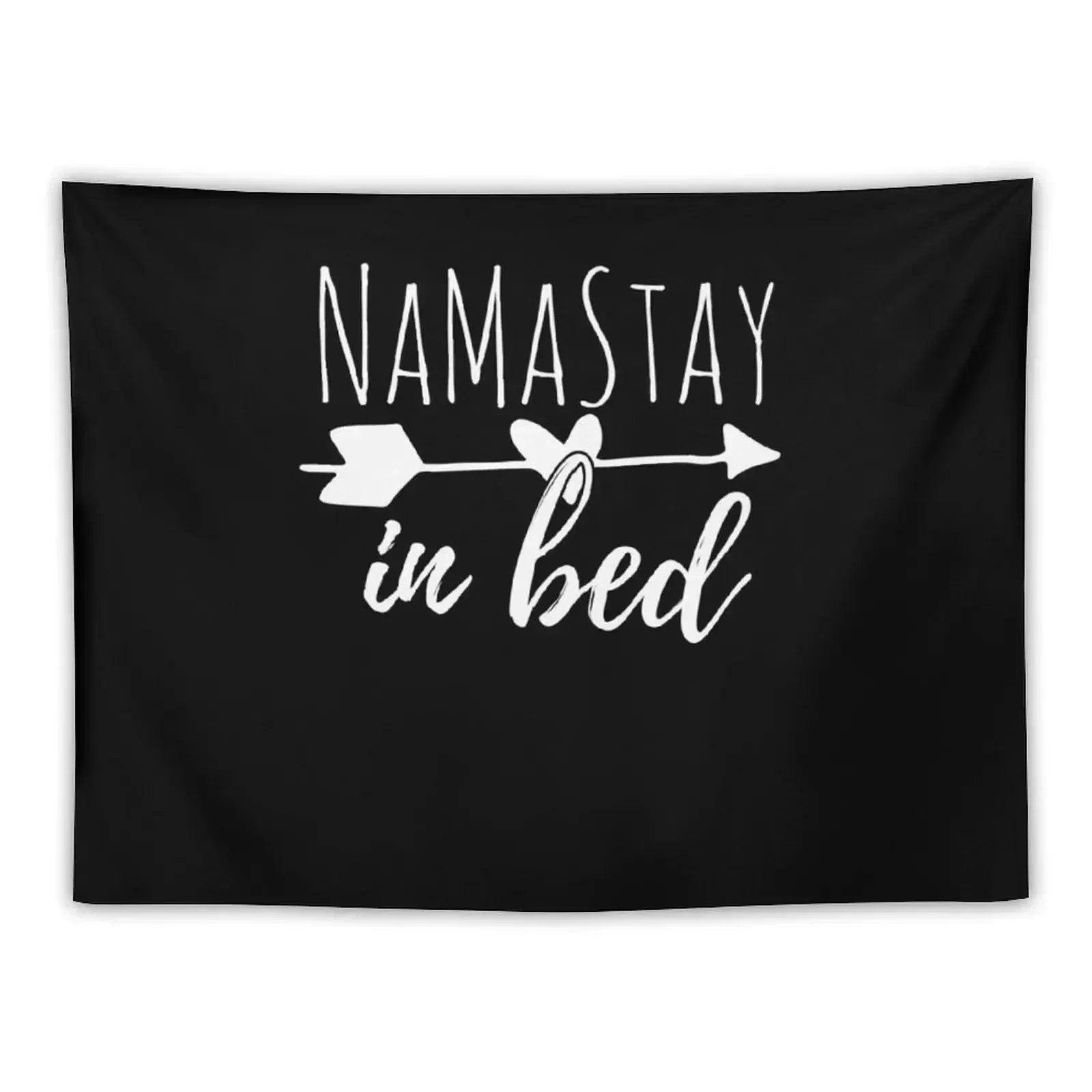 i stay in bed namaste yoga with humor Tapestry Wallpaper Bedroom Nordic Home Decor Tapestry