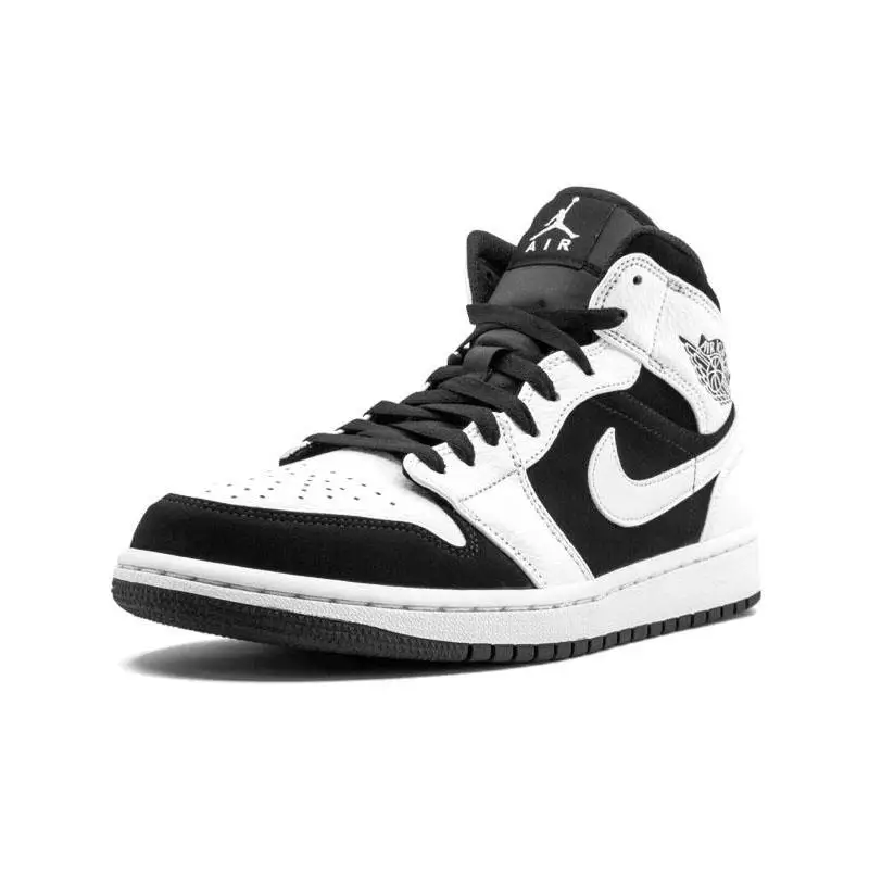 Nike Jordan 1 Mid 'White Black' Sneakers shoes 554724-113