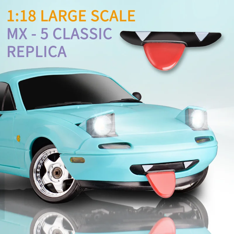 

LDRC LD1804 Mazda Mx5 Premium Version Rc Drift Car Rc Cars With A Gyroscope Rear-Wheel Drive Toy Car Birthday Toys For Kid