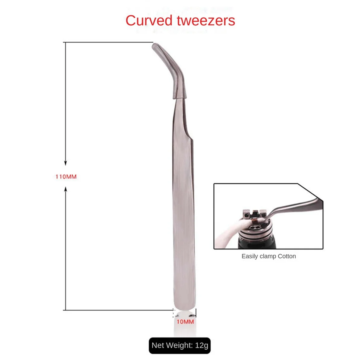 DIY Tool Kit Fixture Set, Multifunctional Ceramic Tweezers Set, Cutter, Folding Scissors, Brush, Screwdriver