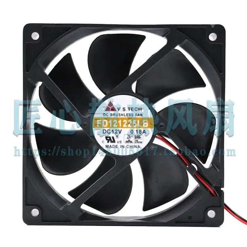 New Original Wonsan FD121225LB 12V 0.18A 12025 12cm Chassis Power Supply Silent Fan for Electronics Enclosures